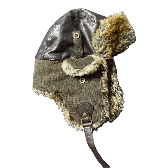 RedHead Faux-Leather Bomber Hat for Men - Picture 1 of 8